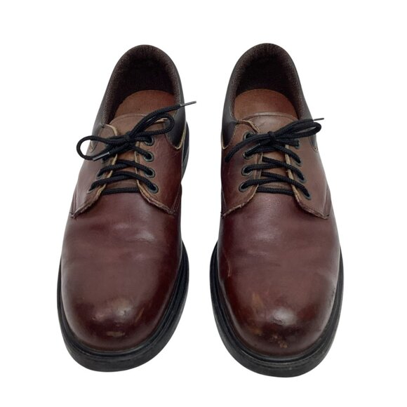Red Wing Shoes Oxford 4407 Safety Toe Leather Mens 10.5D Work Shoes Brown - Picture 2 of 13